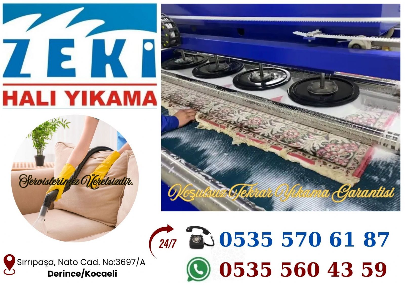 Derince Halı Yıkama Servisi