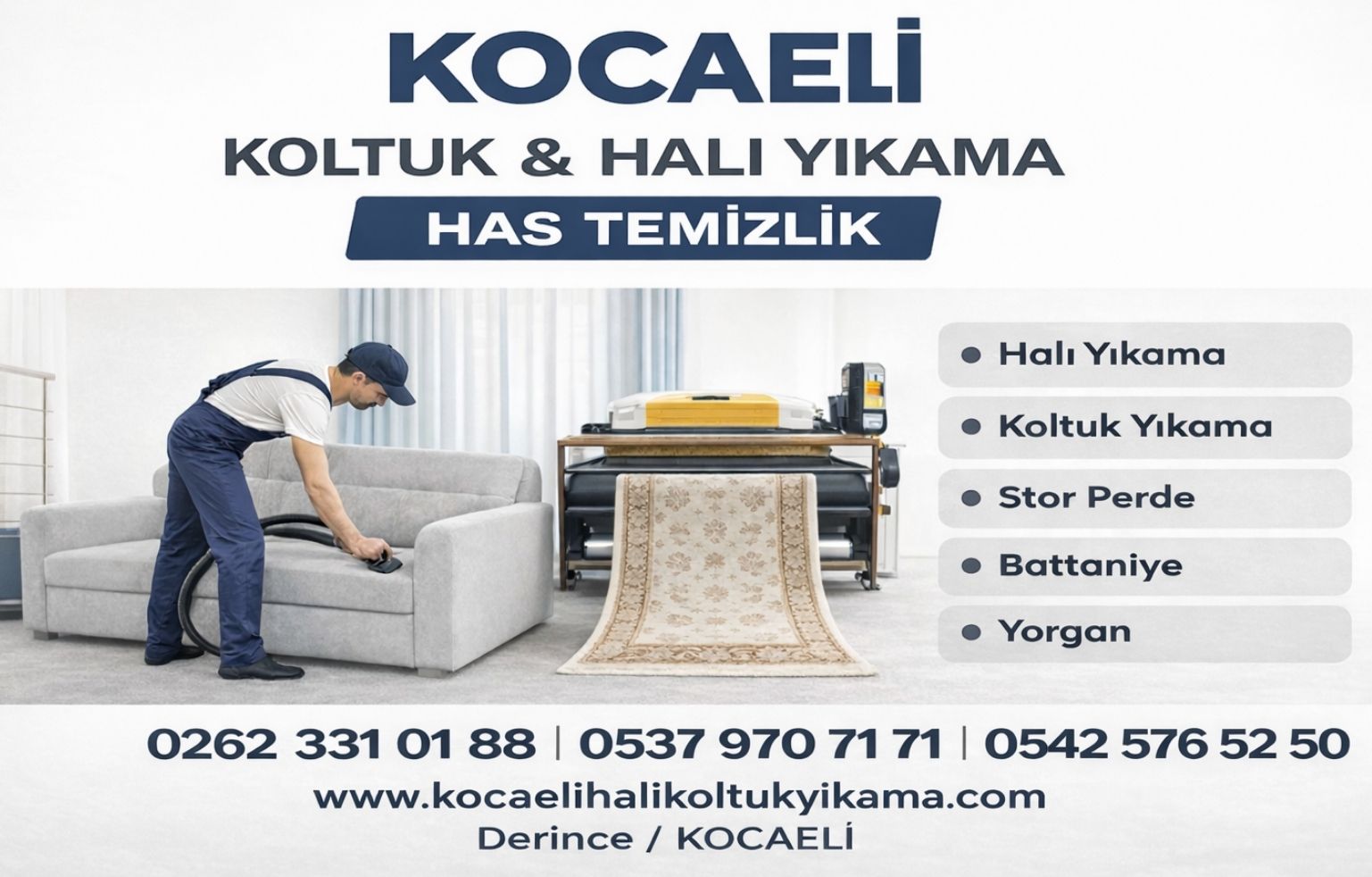 Derince Halı Yıkama Fiyatları